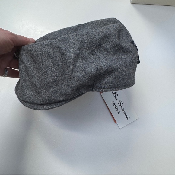 NEW Men’s Ben Sherman Wool Blend Driver Gatsby Cap Gray S/M - Picture 2 of 5